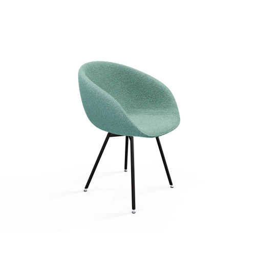 Krzesło KR-501 Ruby Kolory Tkanina Abriamo 10 Boucle Design Italia 2025-2030